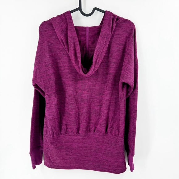 ✅ Athleta Hooded Batwing And Robin - Raspberry heather SIZE SMALL - Picture 8 of 9